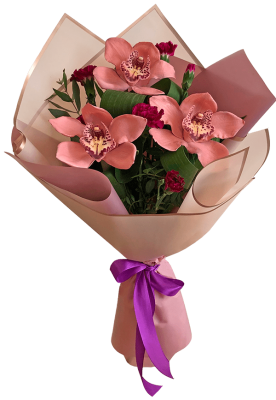 Букет цветов "Орхидея"