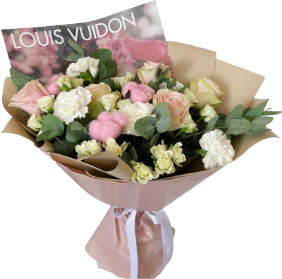 Букет цветов LOUIS VUITTON #1