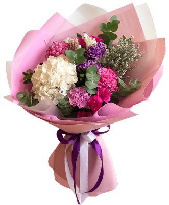 Букет цветов "Ультрафиолет"