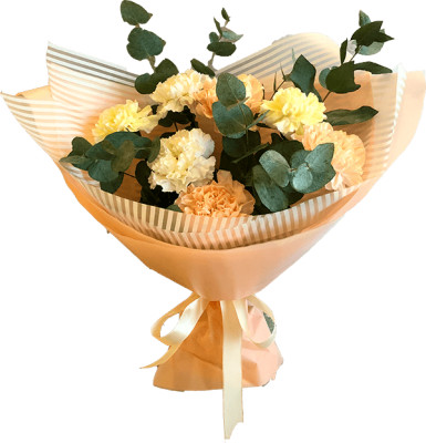 Букет цветов "Пудра"