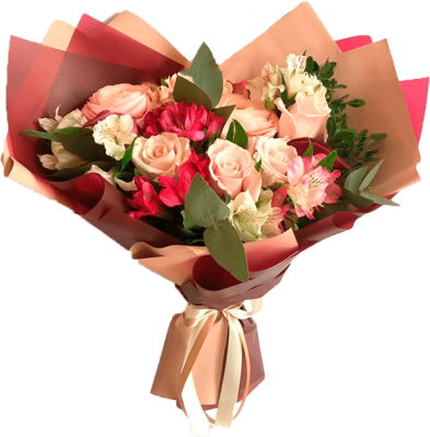 Букет цветов "Акварель"