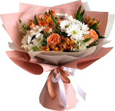 Букет цветов "Манго и Маракуйя"