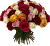 "Супер-Микс" из 51 Эквадорской розы 40см
