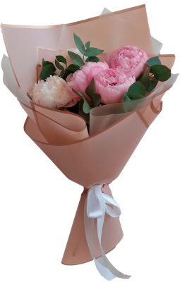 Букет цветов "Розовый зефир"